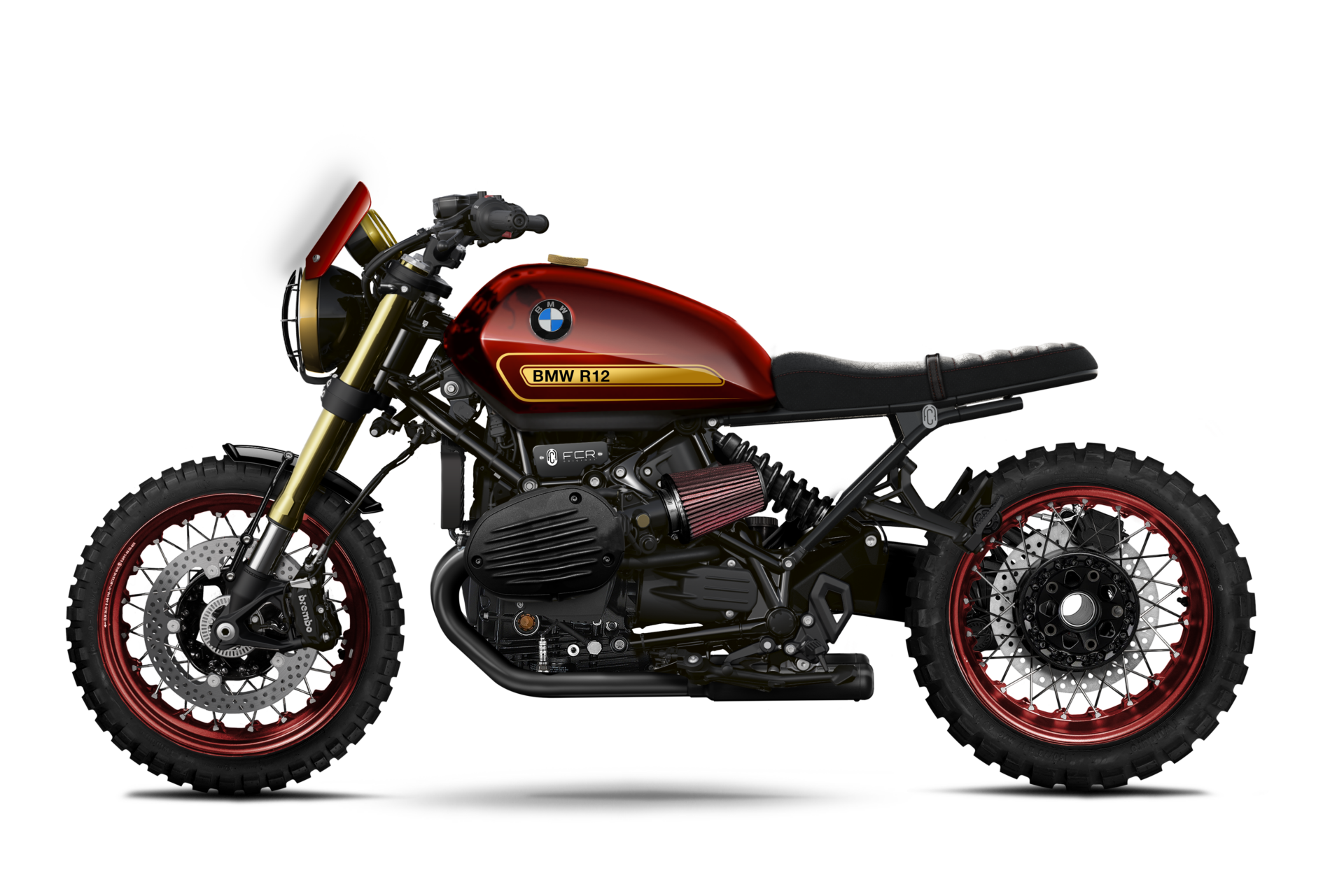 BMW-R 12_OFFROAD_Retro Red Moto FCR Original